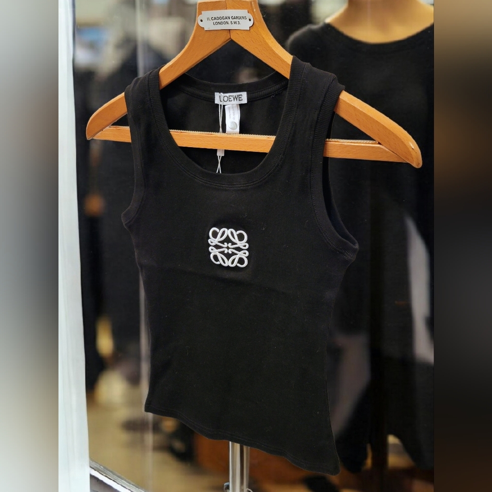LOEWE Anagram Ribbed Sleeveless Top | NWT | Luxury Designer - Picture 3 of 9